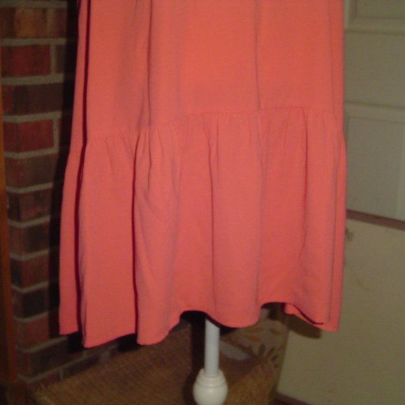 A New Day Short Sleeve Ruffle Hem Dress L - Picture 3 of 6